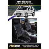 Plusoto Fiat Fiorino (2+1) Ticari Uyumlu Vera Serisi Siyah Beyaz Oto Koltuk Kılıfı 5Li Takım Set M-208