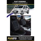 Plusoto Fiat Fiorino (2+1) Ticari Uyumlu Vera Serisi Siyah Oto Koltuk Kılıfı 5Li Takım Set M-211