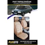 Plusoto Fiat / Tofaş Doğan Uyumlu Vera Serisi Bej Oto Koltuk Kılıfı 5Li Takım Set M-134