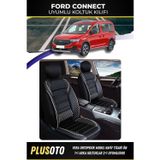Plusoto Ford Connect (2+1) Ticari Uyumlu Vera Serisi Bej Oto Koltuk Kılıfı 5Li Takım Set T-15