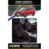 Plusoto Ford Connect (2+1) Ticari Uyumlu Vera Serisi Bej Oto Koltuk Kılıfı 5Li Takım Set T-16