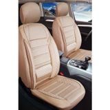 Plusoto Ford Tourneo Courier Hafif Ticari Uyumlu Vera Serisi Bej Oto Koltuk Kılıfı 5Li Takım Set