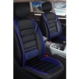 Plusoto Ford Tourneo Courier Hafif Ticari Uyumlu Vera Serisi Siyah Mavi Oto Koltuk Kılıfı 5'Li Takım Set