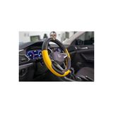 Plusoto Lada Vega Uyumlu Karbon Direksiyon Kılıfı (Siyah Sarı)