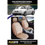 Plusoto Volkswagen Bora Uyumlu Vera Serisi Bej Oto Koltuk Kılıfı 5Li Takım Set M-1052