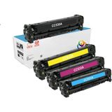 PlusPrint Hp 304A - Hp Colorlaserjet CP2020 1 Set Uyumlu Muadil Toner - Renkli