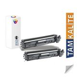 Plusprint Laserjet Pro M102 Yazıcı Uyumlu Muadil Toner CF217A 2li Paket (Siyah)