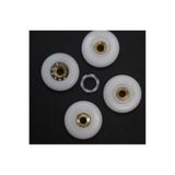 plutus yapı 24mm Bilyeli Duşakabin Rulman Teker (Beyaz)