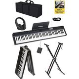 PLX-120BK-ST Katlanır Taşınabilir Dijital Piyano Tuş Hassasiyetli Full Set