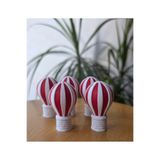 Plywoody Toys and More Balon Temalı BEYAZ Kırmızı Dolap Çekmece Kulp 4'lü Set