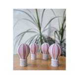 Plywoody Toys and More Balon Temalı BEYAZ Pembe Dolap Çekmece Kulp 4'lü Set