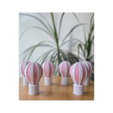 Plywoody Toys and More Balon Temalı BEYAZ Pembe Dolap Çekmece Kulp 6'lı Set