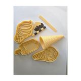 Plywoody Toys and More Dondurma Temalı Oyun Hamuru Şekillendirme Seti