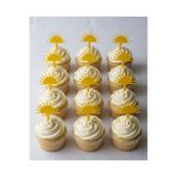 Plywoody Toys and More Güneş Temalı Cupcake Muffin Pasta Süsü 12'li Set