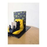 Plywoody Toys and More Kitap Okuyan Kedi Masa Organizer Kitap Tutucu