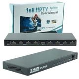 PM-14218 1 Giriş 8 Çıkış Port 1080P Fhd Hdmı Dağıtıcı Splitter (8li Çoklayıcı)