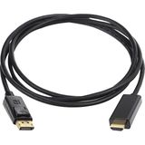 PM-15436 Display Port To HDMI 1.8 Metre Kablo Byr [byrtek]