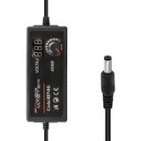 PM-18746 Dijital Ekranlı 12 Volt - 24 Volt / 5 Amper Çok Uçlu Ayarlı Kademeli Adaptör - Çok Renkli