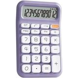 PM-25411 Mor 12 Haneli Hesap Makinesi - Renkli