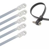 Pm-26330 Vida Delikli Kablo Bağı Plastik Kelepçe 100Lü Paket Beyaz 3.6X150mm