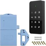 PM-26728 Rfıd ve Tuş Panelli Dijital Elektronik Kapı Dolap Kilidi (2'li Paket) - (ClearEyelets)Black-RadiantOrchid