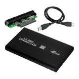 PM-34265 Harici 2.5” SATA Harddisk Kutusu | USB 2.0 Type-A | Parmak Okuyuculu | Tek Tuş Yedekleme | Alüminyum Kasa Siyah