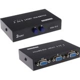PM-4263 2 Port Giriş 1 Çıkış Manuel VGA Splitter Toplayıcı Switch (2 Pc 1 Ekran)