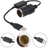 PM-5726 USB 2.0 Siyah 5 Volt 2 Amper To 12 Volt 800Mah Araç Çakmaklığına Çevirici