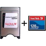 Pmr 128 MB Compact Flash Hafıza Kartı+Pcmıa Compact Kart Okuyucu