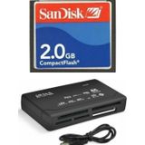 Pmr 2 GB Compact Flash Hafıza Kartı USB 2.0 CF Kart Okuyucu