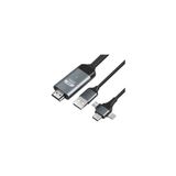 Pmr 3 in 1 Phone to HDMI Kablo – 2K 60Hz, 200CM, Type-C, Lightning, Micro USB 8650102475069