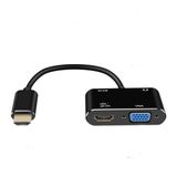 Pmr Hdmi To Hdmi -Vga Cevirici Adaptor Ses Cikisli