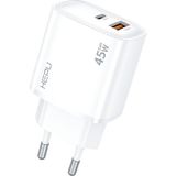 Pmr Huawei Honor Magic ile Uyumlu Hepu HP-C31 45W Gan Hızlı Şarj Adaptörü + Type-C Kablo - 45W GaN White