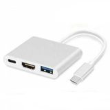 PMR TYPE C TO 4K HDMI -USB 3.0-PD 3.0 60W TYPE C ÇEVİRİCİ