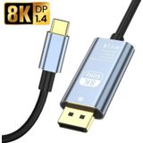 Pmr Type C to DisplayPort Kablo 2 Metre 8k-60hz 4K-120 Hz Thunderbolt 3 Uyumluluğu Zr858