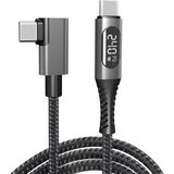Pmr Ultralink Usb4 – 40GBPS 240W Hızlı Şarj ve Data Kablosu 1 Metre ZR849 - Silver