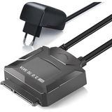 Pmr USB 3.0 Adaptörlü 2.5 Inç-3.5 Inç Sata Harddisk Bağlantı Kablosu - Siyah