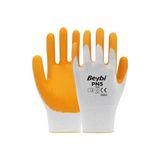 Pn5 Sarı NO10 Polyester Astarlı Nitril Iş Eldiveni 12 Çift - standart