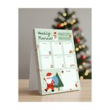 pnkycrco A6 Yeni Yıl Yılbaşı Noel Haftalık Planlayıcı Bloknot Notepad Not Defteri To do List 40 Yaprak