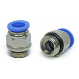 Pnömatik Rekor Bağlantı 3/8 - 10Mm