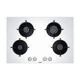 PNP7B2O10O 75 cm Doğalgazlı Beyaz Cam Ankastre Ocak