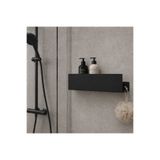 PNR AQUA BANYO DUŞ RAFI - ŞAMPUANLIK - BANYO DÜZENLEYİCİ KENDİNDEN YAPIŞKANLI ( 45 CM SİYAH )