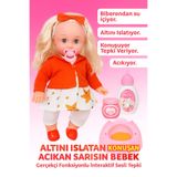 pnr shop Altını Islatan Konuşan Acıkan Sarışın Bebek Gerçekçi Fonksiyonlu İnteraktif Sesli Tepki