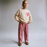 Poala Kids Kız Çocuk Always Love Sweatshirt - Ekru - 4 - 5 Yaş