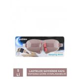 Poblex Uyku Maskesi Kahverengi - Kulak Tıkacı