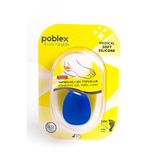 Poblex Yapışkanlı Silikon Jel Topukluk, Erkek, Mavi, 2'li Set