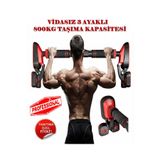 POBO 3POD 3 Ayaklı 92-120CM Kapı Barı Koridor Barfiksi Barfix Spor Aleti Demiri Barfiks Çubuğu