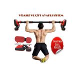 POBO BX Çift Ayaklı 92-120CM Kapı Barı Koridor Barfiksi Barfix Spor Aleti Demiri Barfiks Çubuğu