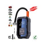 POBO H-9293 150psi Hava pompası Kompresörü Akıllı LCD ekranlı Şarjlı 4000mAh kablosuz LED ışık lastik