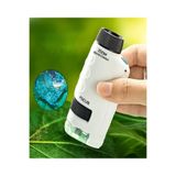 POBO MICRO1 Mini Boy Mikroskop Dürbün Ve Teleskop Zoom Led Işık Eğitici Mikroskop 300XZOOM